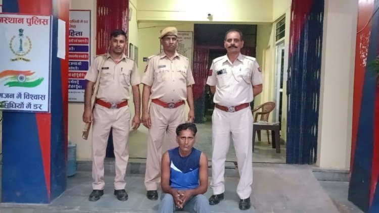 बानसूर पुलिस ने मारपीट करने के मामले में एक आरोपी को किया गिरफ्तार