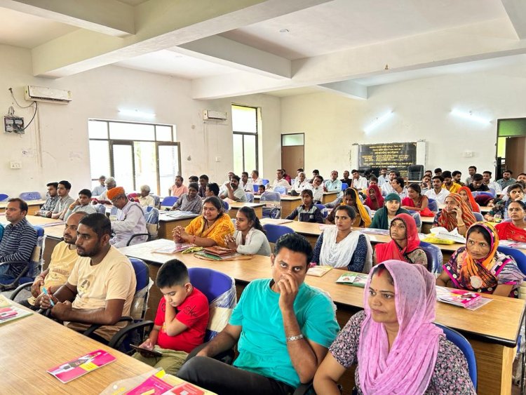 सुमेरपुर मे आयोजित हुआ उपखंड स्तरीय गांधी दर्शन प्रशिक्षण शिविर