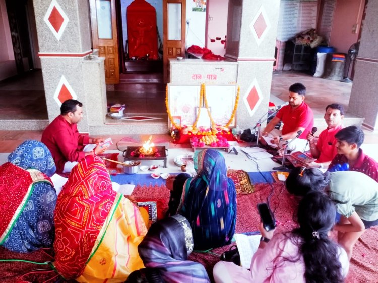 नौरगपुरा के बूढ़ वाले बालाजी मंदिर में सुंदरकांड पाठ का हुआ आयोजन