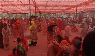 तंवरगढ़ स्थित श्री लच्छीराम आश्रम पर श्री रामकथा एवं 51 कुंडी महायज्ञ के समापन पर विशाल भंडारे का आयोजन