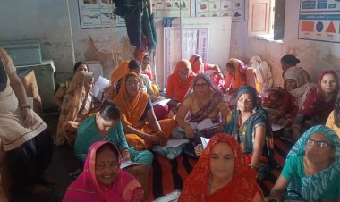 आंगनबाड़ी कार्यकर्ताओं की मासिक बैठक का हुआ आयोजन