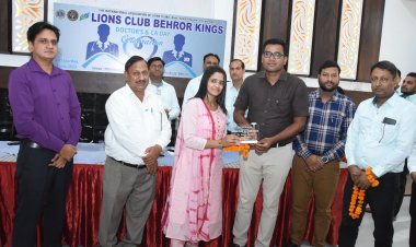 लायंस क्लब बहरोड़ किंग्स ने डॉक्टर्स व सीए डे सेलिब्रेशन किया आयोजित