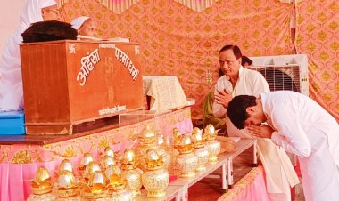 जैन समाज ने  20वां पावन वर्षा योग कलश स्थापना चातुर्मास समारोह का किया आयोजन