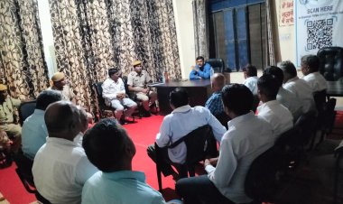 विजयपुरा ग्राम में किया रात्रि विश्राम, सीओ थानागाजी की जनसुनवाई