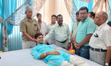 लाइन्स क्लब द्वारा आयोजित रक्तदान शिविर में 337 लोगो ने किया रक्तदान