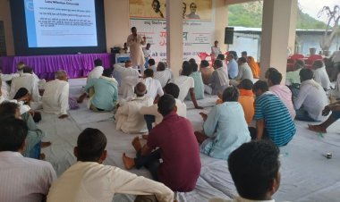 कांग्रेस के सर्वोदय संकल्प शिविर में कार्यकर्ताओं को जनता से चूल्हे का रिश्ता बनाने  का दिया प्रशिक्षण