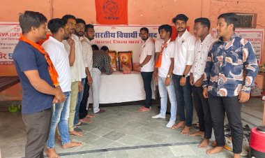 विद्यार्थी परिषद के स्थापना दिवस पर हुआ 85 यूनिट रक्तदान