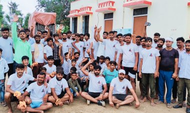 युवाओं ने डाक कांवड़ को पौने दो घंटे में पहुंचाया लोहागढ़ तीर्थधाम से बाघोली: देवनारायण मंदिर में चढ़ाई