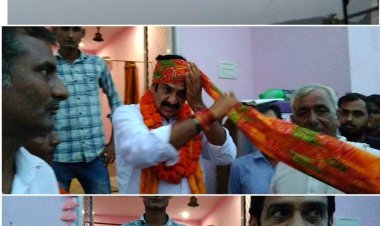 भाजपा राज नेता महेंद्र यादव ने सादगी पूर्ण तरीके गौ माताओं संग मनाया जन्मदिन