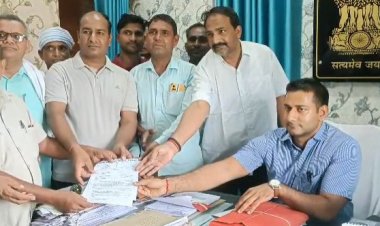 बानसूर कस्बे के सैनी समाज ने 11 सूत्री मांगों को लेकर एसडीएम को सौंपा ज्ञापन