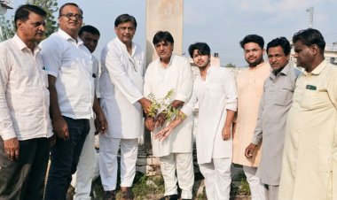 पर्यावरण को बढ़ावा देते हुए जन्मदिन के अवसर पर लगाए पौधे