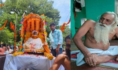 पौंख में संत विश्राम दास का देवलोक गमन, अंतिम दर्शनों के लिए उमड़ा भक्तों का सैलाब