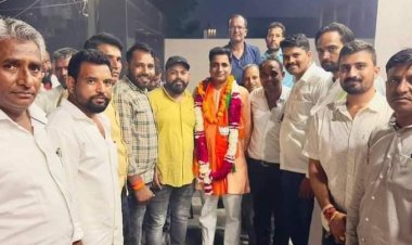 भाजपा जिलाध्यक्ष मेवाड़ा को जहाजपुर भाजपाइयों ने दी बधाई