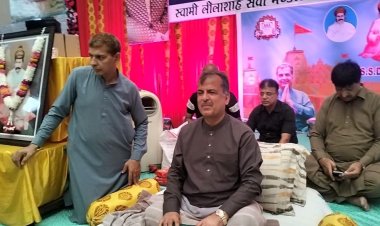 संत साधराम का सिन्धी समाज व संगठनों ने किया स्वागत