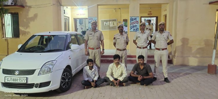 अपहरण के मामले में फरार 3 आरोपियों को तखतगढ़ पुलिस ने किया गिरफ्तार