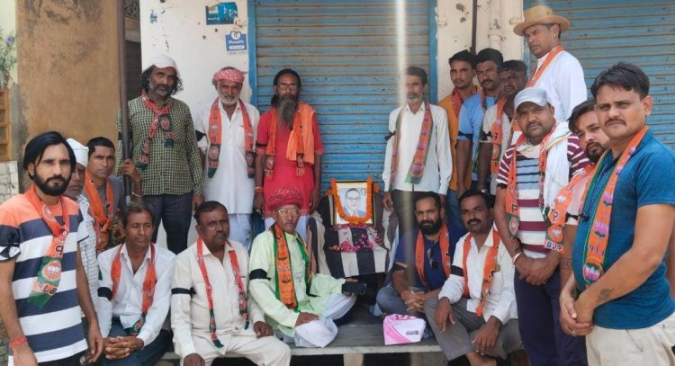 राजस्थान सरकार की गलत नीतियों के कारण उदयपुरवाटी भाजपा ने दिया 1 दिन का धरना