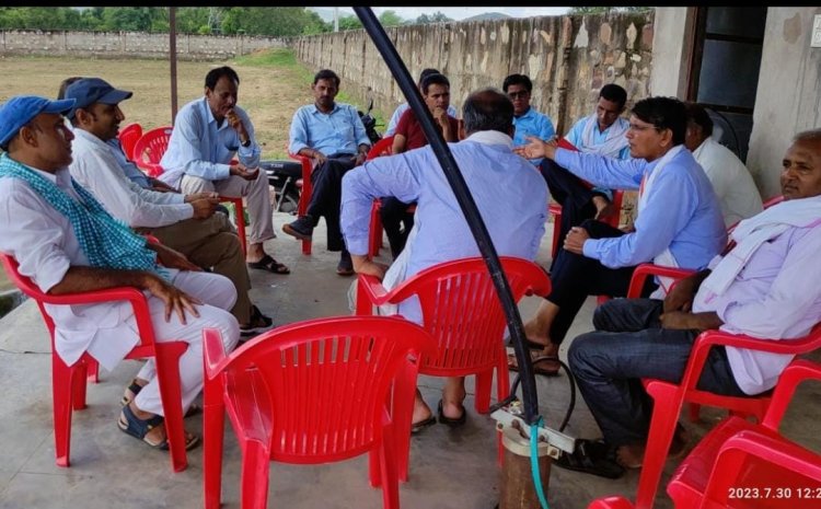 आदिवासी सेवा संस्थान राजगढ-अलवर की साधारण सभा की बैठक हुई सम्पन्न--लल्लुराम खुर्द