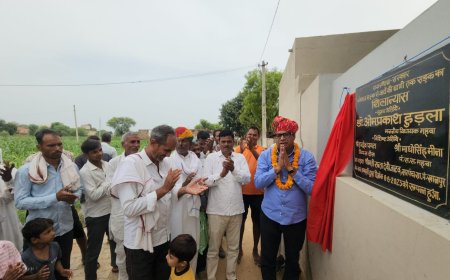 विधायक ने करोडो रूपये की सड़कों का किया लोकार्पण-शिलान्यास