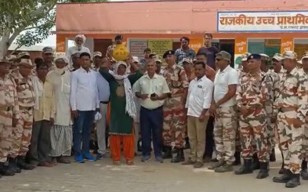 मेरी मिट्टी मेरा देश कार्यक्रम मे आईटीबीपी के जवानों ने लिया भाग