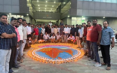 हिंदू चेतना  संगठन समिति  द्वाराअखंड भारत दिवस मनाया