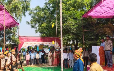 पहाड़ी उपखण्ड में स्वंतन्त्रता दिवस धूमधाम से मनाया