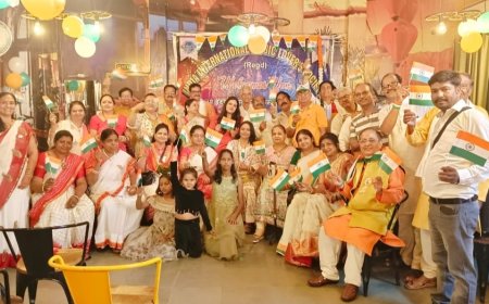 मेरा रंग दे बसंती चोला और ऐ मेरे वतन के लोगों गूंज उठे :इण्डिया इंटरनेशनल म्यूजिक लवर्स द्वारा कौमी एकता के गीतों से तिरंगी हुई हवाएं