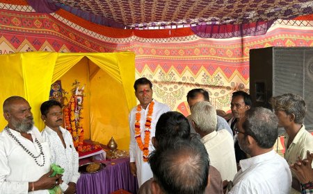 बाबा रामदेवरा जाने वाले भक्ताें के लिए 9वें भंडारे का पूर्व प्रधान मेवाड़ा ने किया शुभारंभ