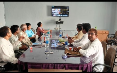 बाघोली से ठाकरिया तक 10 किलोमीटर सड़क का मुख्यमंत्री ने वीडियो कांफ्रेंस द्वारा किया शिलान्यास