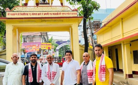 महासिद्ध पीठ मां कामाख्या धाम गुवाहाटी असम के पावन धाम पर पहुंचे शेखावाटी के लोग:नशा मुक्त व नारी सम्मान करने का लिया संकल्प