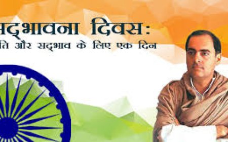 पूर्व प्रधानमंत्री स्व. श्री राजीव गांधी के जन्मदिवस पर सद्भावना दिवस का हुआ आयोजन