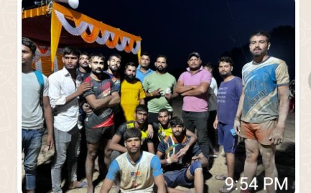 बडोली में रात्रि कालीन एक दिवसीय कबड्डी प्रतियोगिता का हुआ समापन