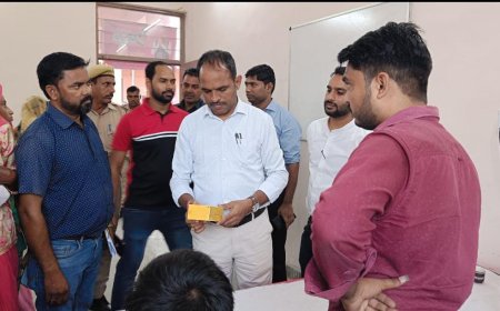 उपखण्ड बसवा की 1285 महिलाओं को मिला स्मार्टफोन: शिविर का अतिरिक्त जिला कलक्टर ने किया निरीक्षण