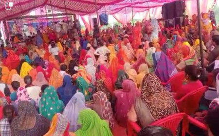 महुआ में शिव महापुराण ज्ञान यज्ञ महोत्सव  का विराम:गौ माता व नंदी भगवान की रक्षा व सेवा का बताया महत्व