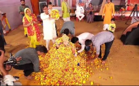 उपखंड भुसावर के ग्राम घाटरी में चल रही श्रीमद्भभागवत कथा के अंतिम दिन श्याम भक्त प्रेमीयों का उमड़ा जन सैलाब