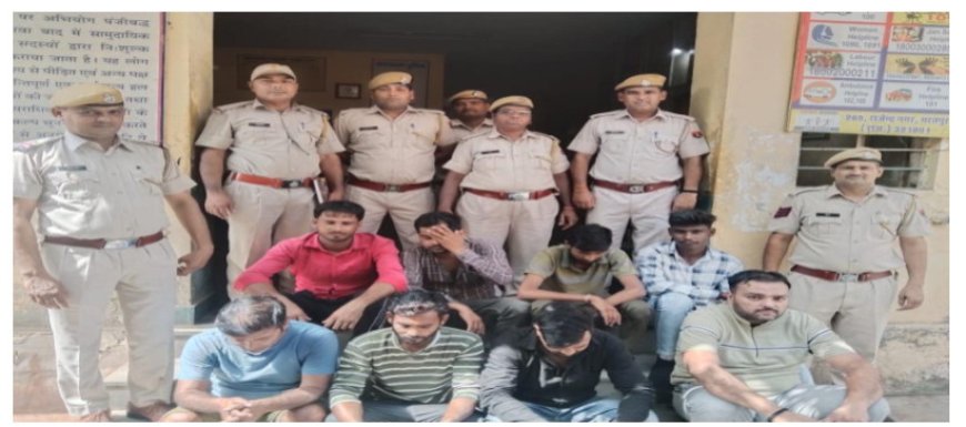 भरतपुर पुलिस की 57 टीमों ने 156 स्थान पर दबिश देकर 82 बदमाशों को पहुंचाया सलाखों के पीछे