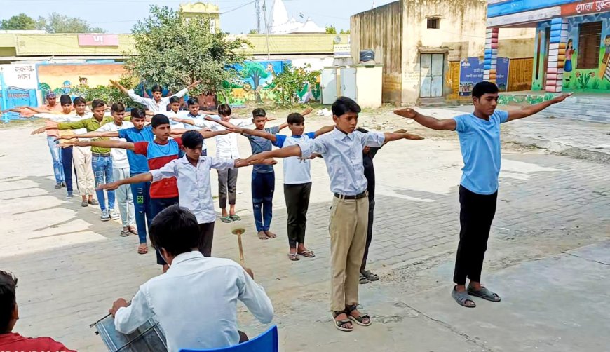 77वां स्वतंत्रता दिवस कल हर्षोल्लास के साथ महात्मा गांधी राजकिय विद्यालय नौगांवा प्रांगण में मनाया जावेगा