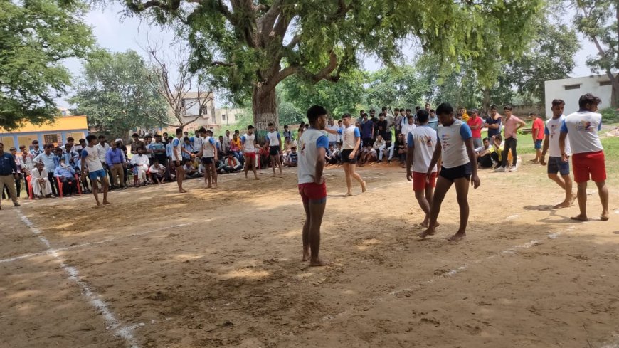 राजीव गांधी ग्रामीण ओलंपिक खेलों के ब्लॉक स्तरीय आयोजन के अंतर्गत वैर मे हुए सेमीफाइनल व फाइनल मुक़ाबले