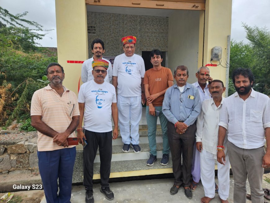 करुणा अंतरराष्ट्रीय केंद्र ( तखतगढ ) में  विधायक कुमावत ने किया उद्घाटन , करूणा की दिलाईं शपथ