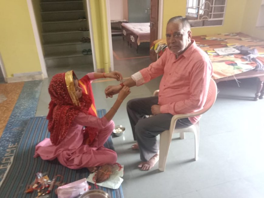 उदयपुरवाटी में हर्षोल्लास से मनाया रक्षाबंधन का त्यौहार:बहनों ने अपने भाई की कलाई पर बांधी राखियां