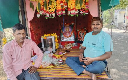 शुक्रवार को जोबनेर ज्वाला माता के माचाड़ी से प्रथम पैदल यात्रा हुई रवाना