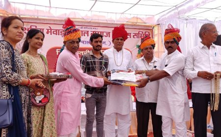 श्री मेवाडा क्षत्रिय कलाल समाज जिला स्तरीय प्रतिभा सम्मान समारोह में 137 प्रतिभाएं सम्मानित
