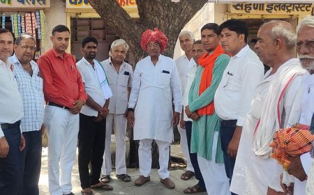 भाजपा के कार्यकताओं ने नव नियुक्त मण्डल अध्यक्ष रतन जोशी क्या किया स्वागत