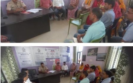 पुलिस थाना नारायणपुर में हुआ सीएलजी मीटिंग का आयोजन