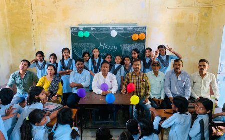 शिक्षक दिवस पर ग्रामीणों ने की अनूठी पहल