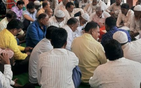 जमाअत गिलखन अफरोज चौरासी में समाज उत्थान को लेकर कई प्रस्ताव हुए पारित