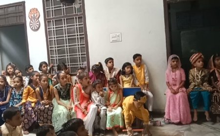 सृजन विद्या पीठ  श्रीकृष्ण जन्माष्टमी का उत्सव हर्षाेल्लास के साथ मनाया