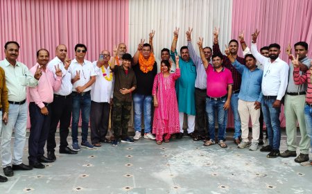 संजय लालवानी सर्वसम्मति से बने खैरथल प्रेस क्लब अध्यक्ष