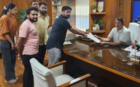 ऊर्जा विभाग में विभिन्न पदों पर भर्तियों की विज्ञप्ति जारी करवाने को लेकर सीएमडी व  सीपीओ  को  विद्युत भवन में सौपा ज्ञापन