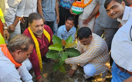 सांसद और विधायक ने डहरपुर कलां में मनाया मेरी माटी मेरा देश कार्यक्रम