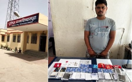 15 एटीएम कार्ड व 27 मोबाइल सिम सहित गोविंदगढ़ निवासी युवक गिरफ्तार:ठगों को करता था सप्लाई